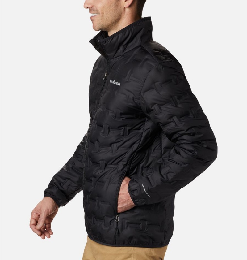 Columbia Delta Ridge Insulated Men's Puffer Jacket Black | KOAJHT-654
