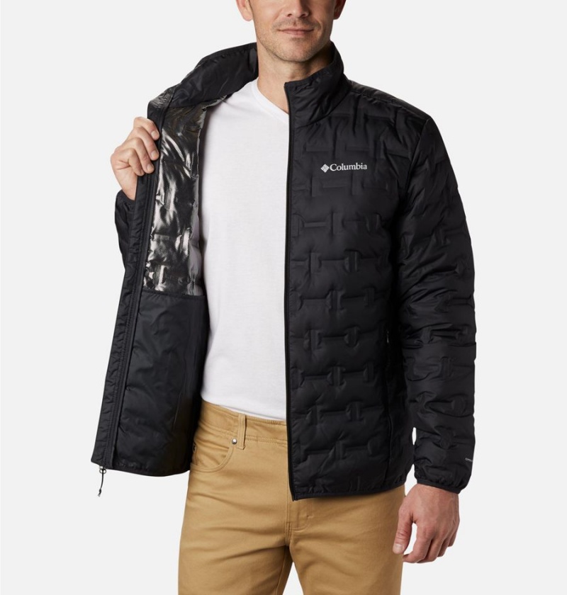 Columbia Delta Ridge Insulated Men's Puffer Jacket Black | KOAJHT-654