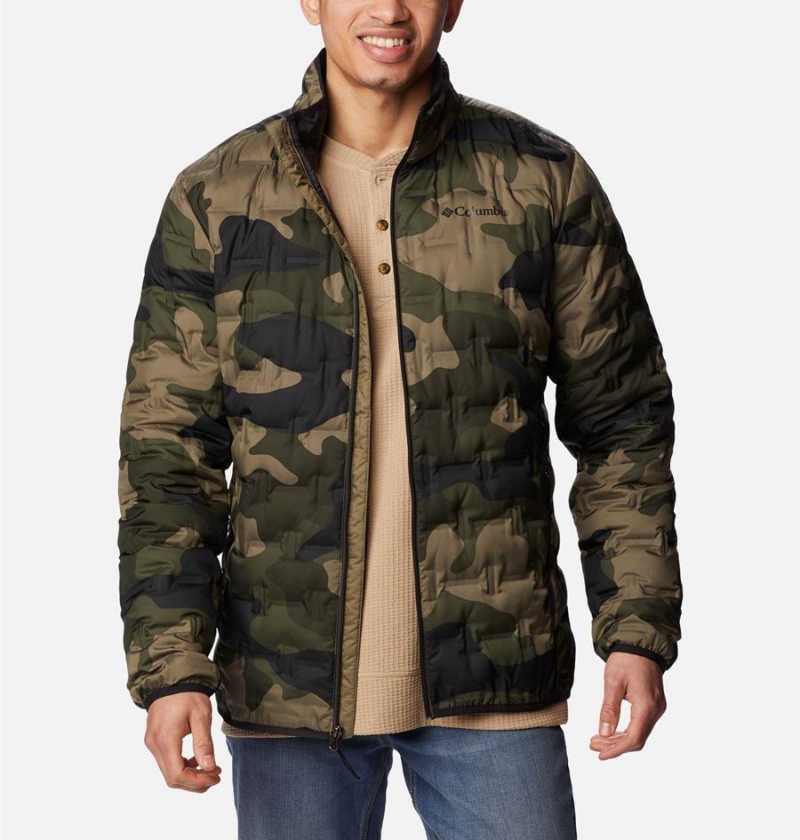 Columbia Delta Ridge Insulated Men's Puffer Jacket Green | NUYLCO-083