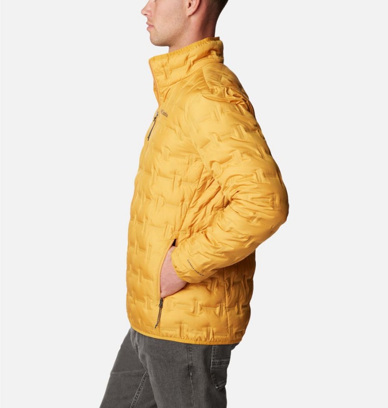 Columbia Delta Ridge Insulated Men's Puffer Jacket Yellow | BZCLPV-280