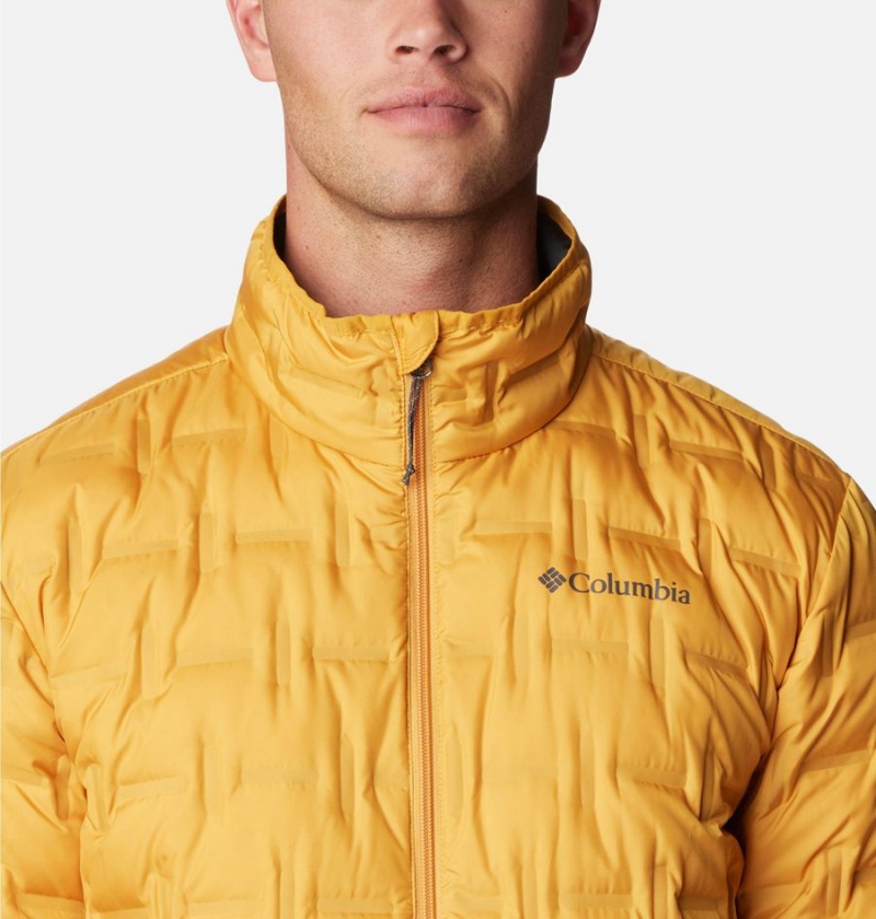Columbia Delta Ridge Insulated Men's Puffer Jacket Yellow | BZCLPV-280