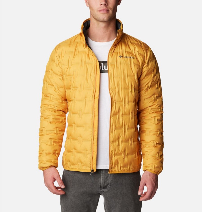 Columbia Delta Ridge Insulated Men's Puffer Jacket Yellow | BZCLPV-280