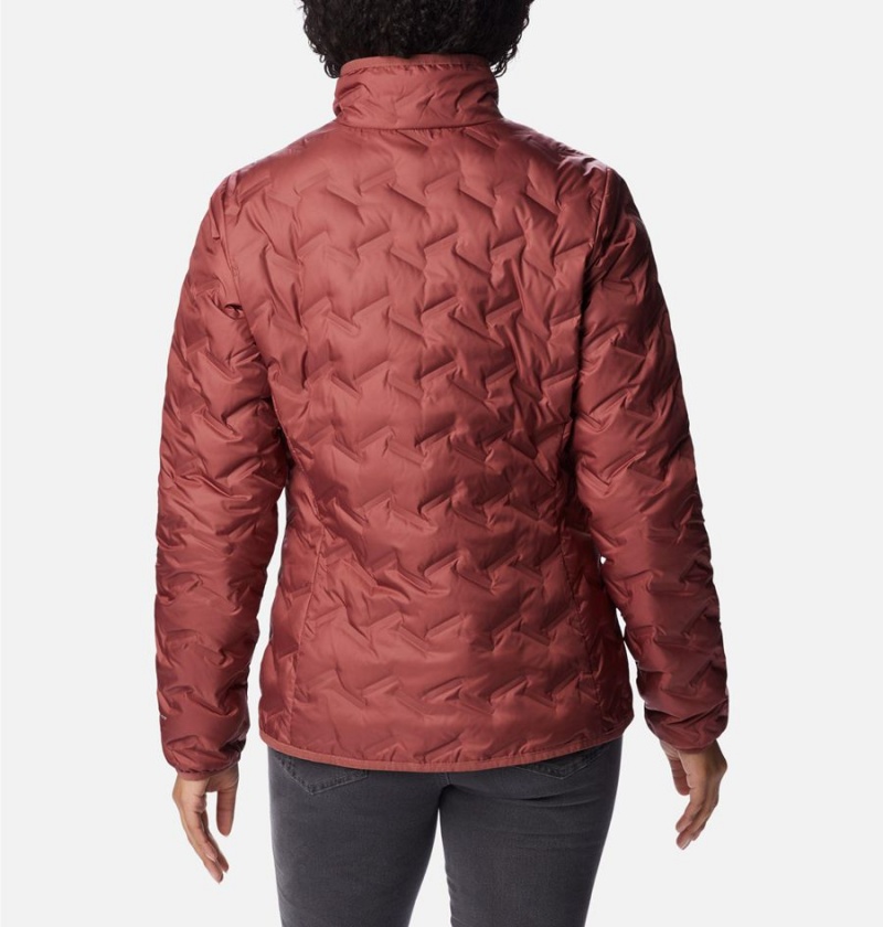 Columbia Delta Ridge Women's Puffer Jacket Red | IPDYCQ-865