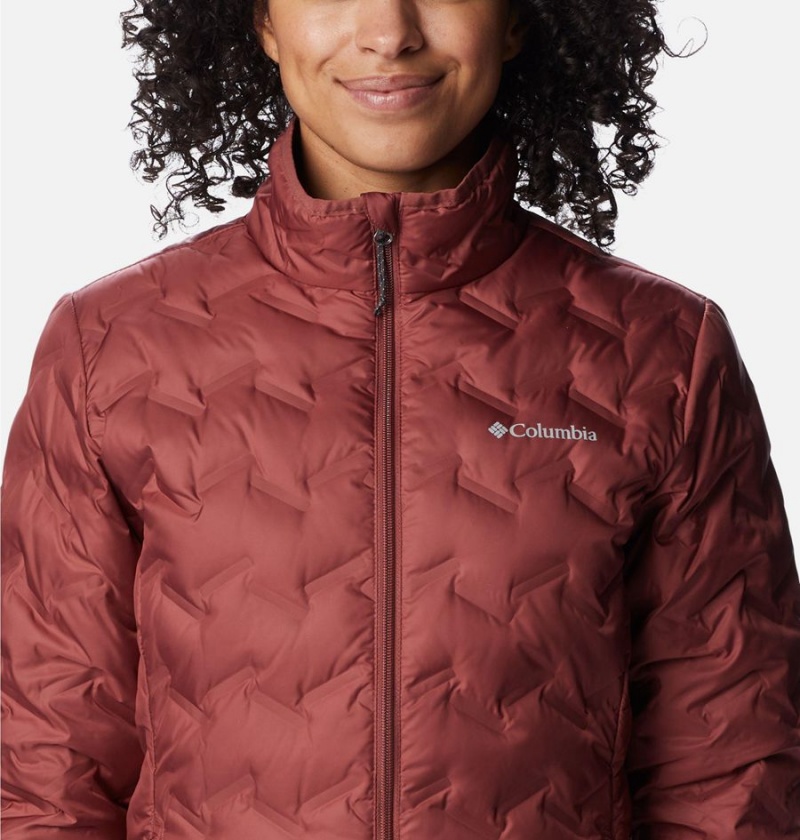 Columbia Delta Ridge Women's Puffer Jacket Red | IPDYCQ-865
