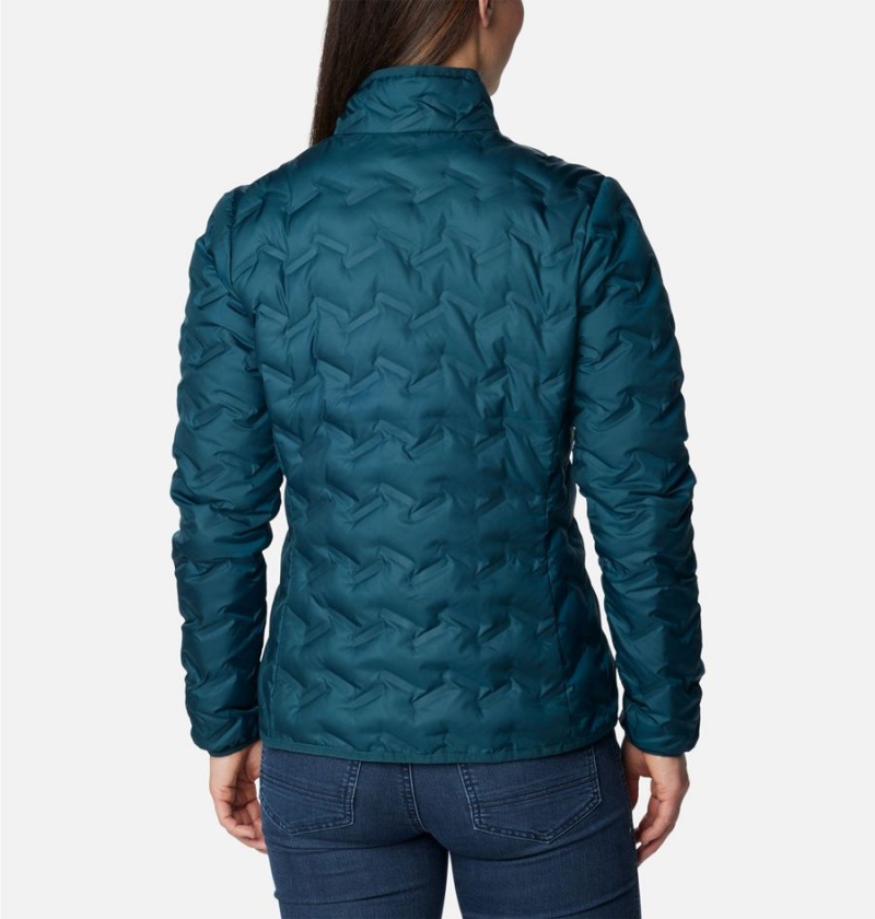 Columbia Delta Ridge Women's Puffer Jacket Turquoise | GTKUEM-219