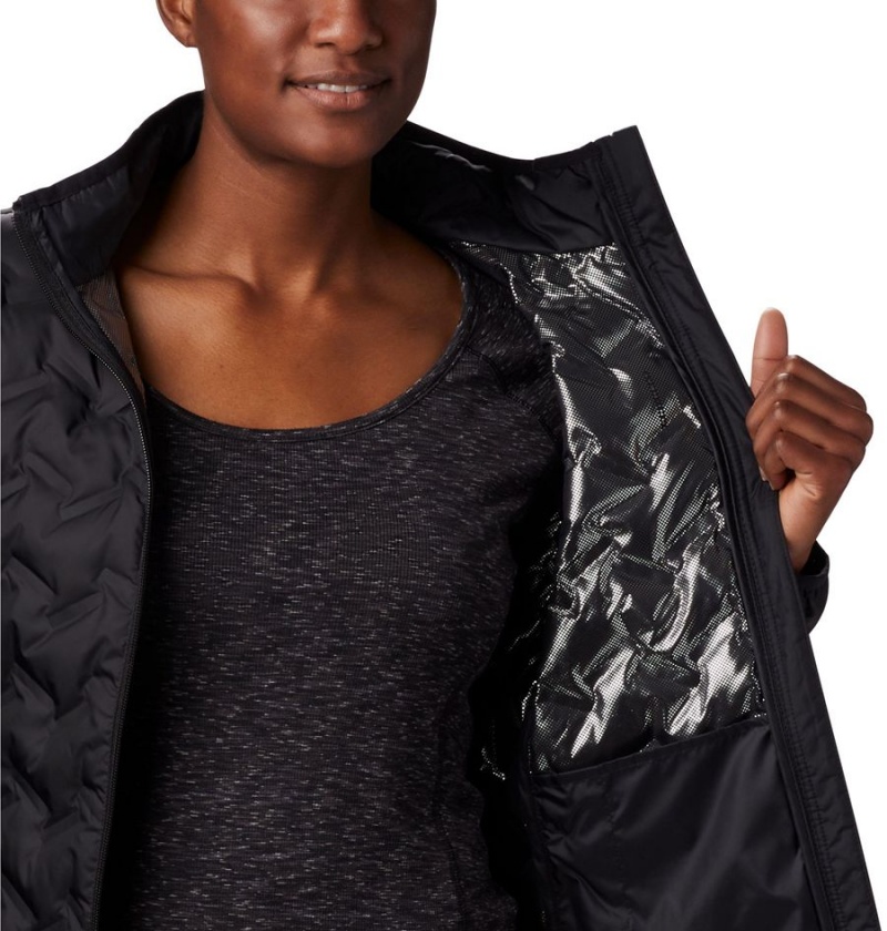 Columbia Delta Ridge Women's Puffer Jacket Black | OURAEJ-317