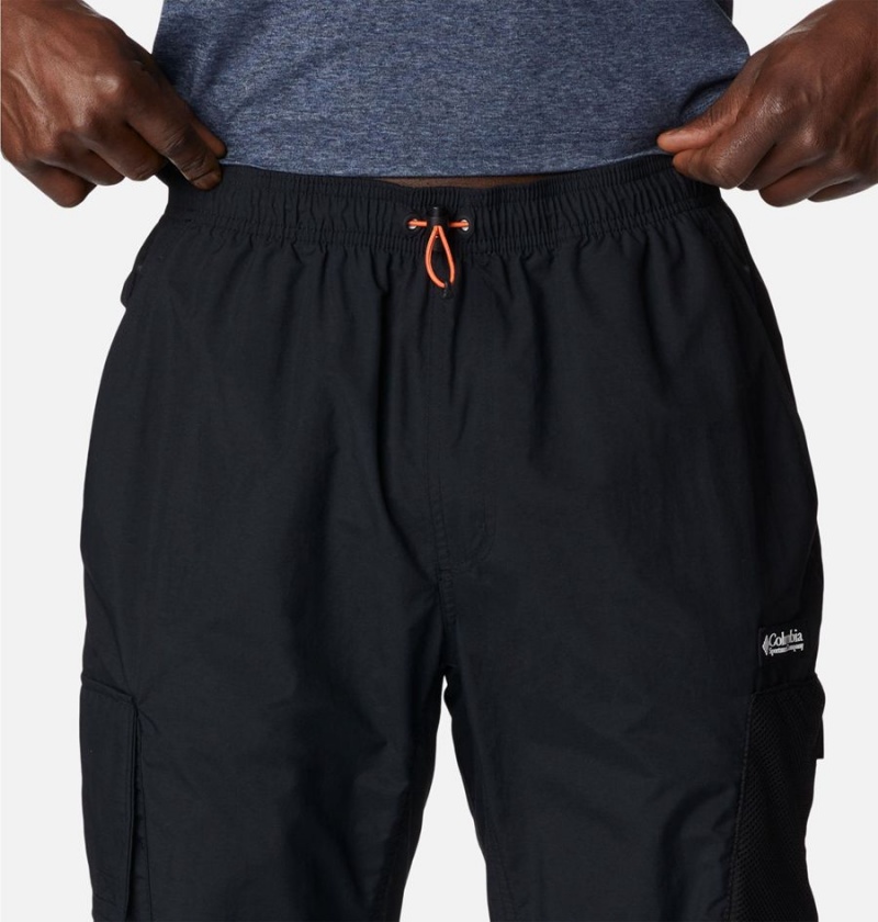 Columbia Deschutes Valley Men's Pants Black | WAGSYH-965