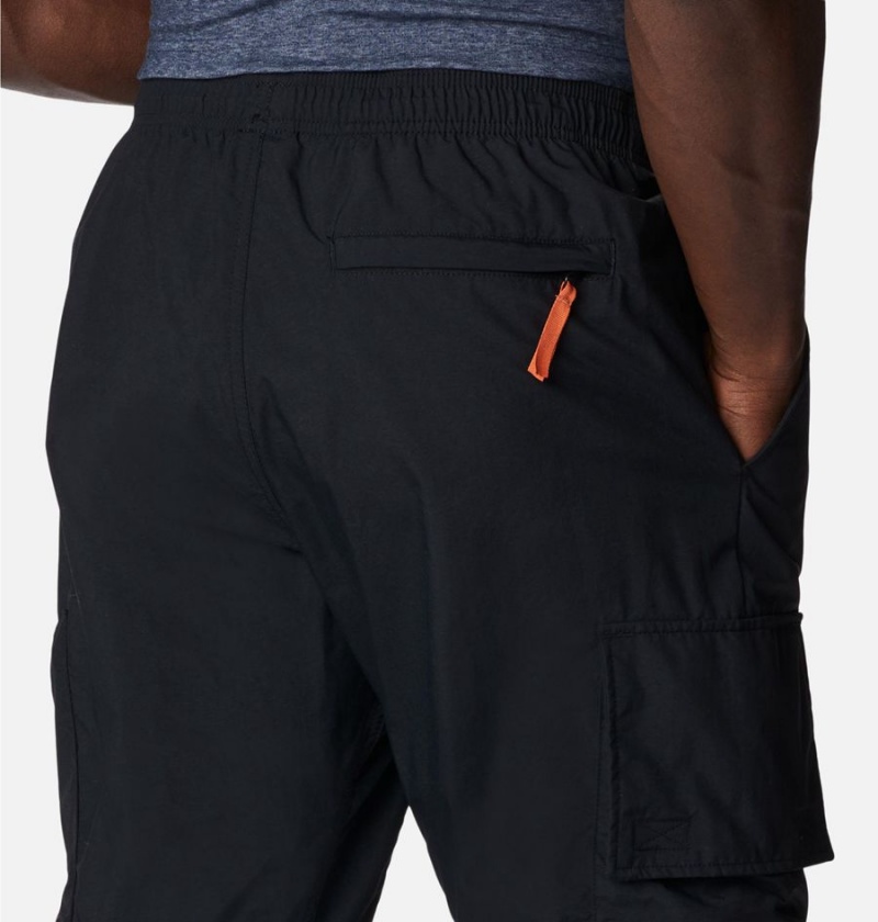 Columbia Deschutes Valley Men's Pants Black | WAGSYH-965