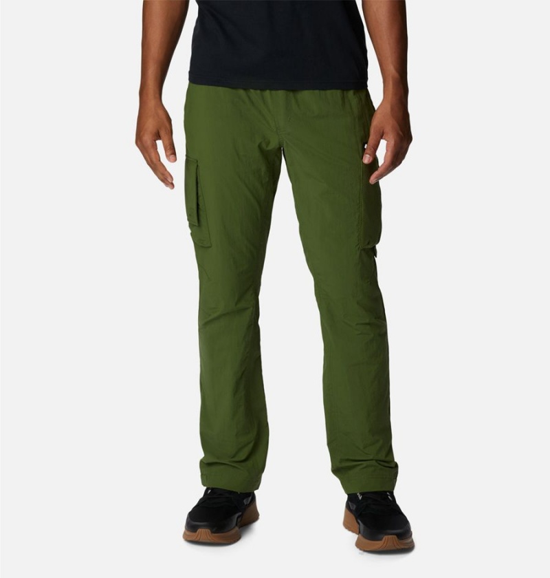 Columbia Deschutes Valley Men\'s Pants Green | NBFZLH-360