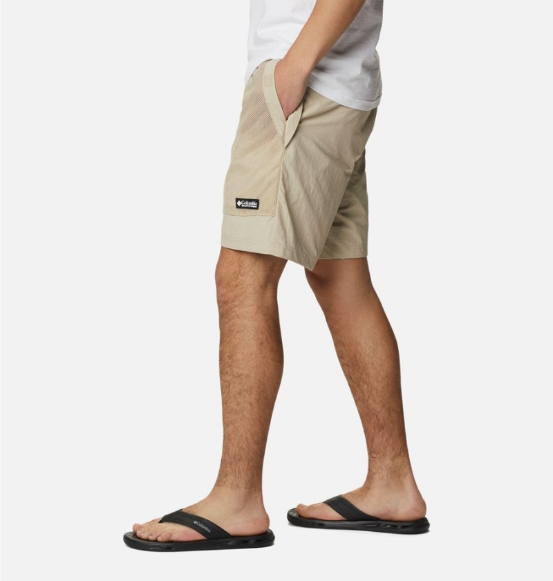 Columbia Deschutes Valley Reversible Men's Shorts Khaki | PCAOSF-371