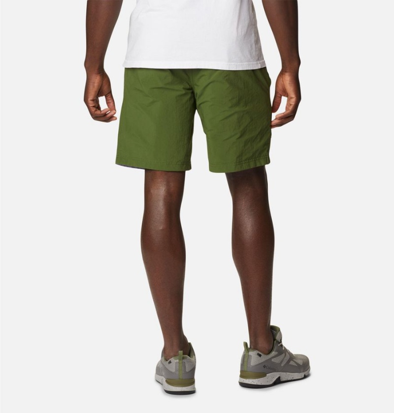 Columbia Deschutes Valley Reversible Men's Shorts Green | ZBHCLT-240