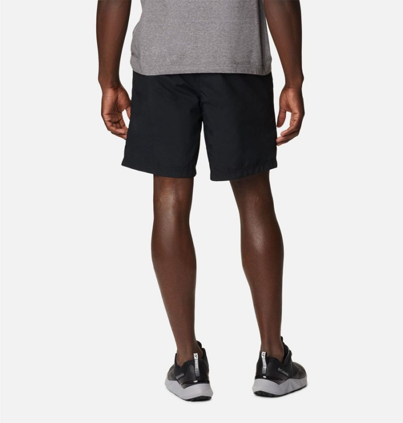 Columbia Deschutes Valley Reversible Men's Shorts Black | PJRGQL-809