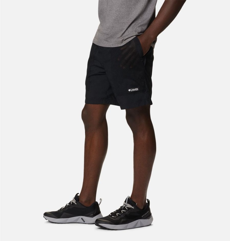 Columbia Deschutes Valley Reversible Men's Shorts Black | PJRGQL-809
