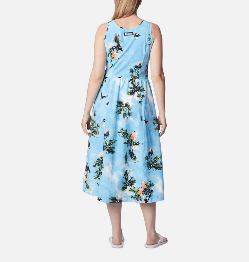 Columbia Deschutes Valley Women's Dress Blue | RYNAGZ-472