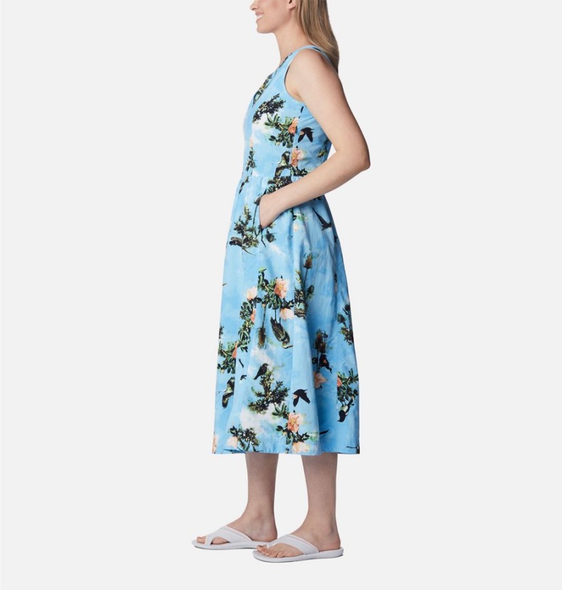 Columbia Deschutes Valley Women's Dress Blue | RYNAGZ-472