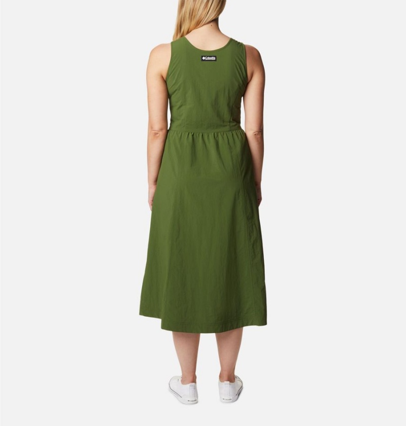 Columbia Deschutes Valley Women's Dress Green | KMSTJO-183