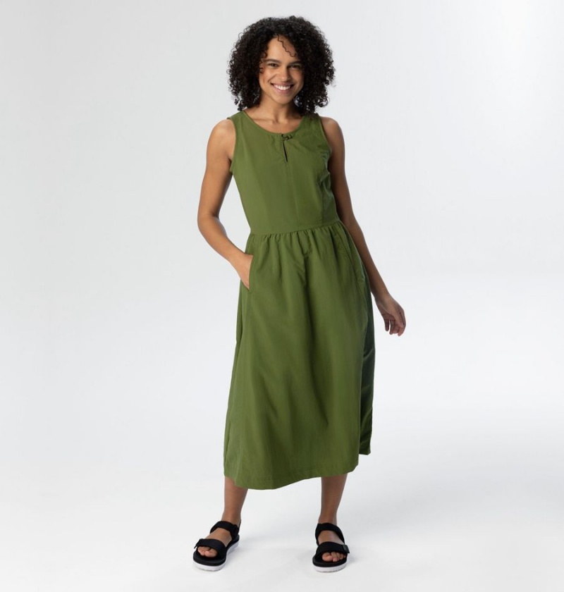 Columbia Deschutes Valley Women's Dress Green | KMSTJO-183