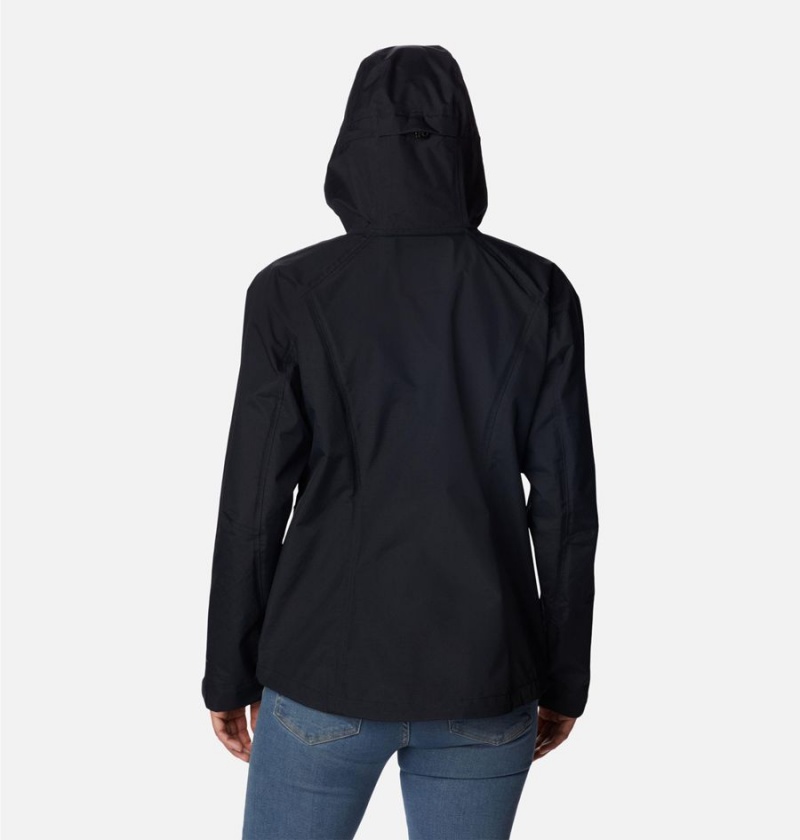 Columbia Discovery Point Shell Women's Rain Jacket Black | XJTSKB-287