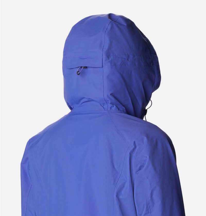 Columbia Discovery Point Shell Women's Rain Jacket Purple | MNGXPE-291