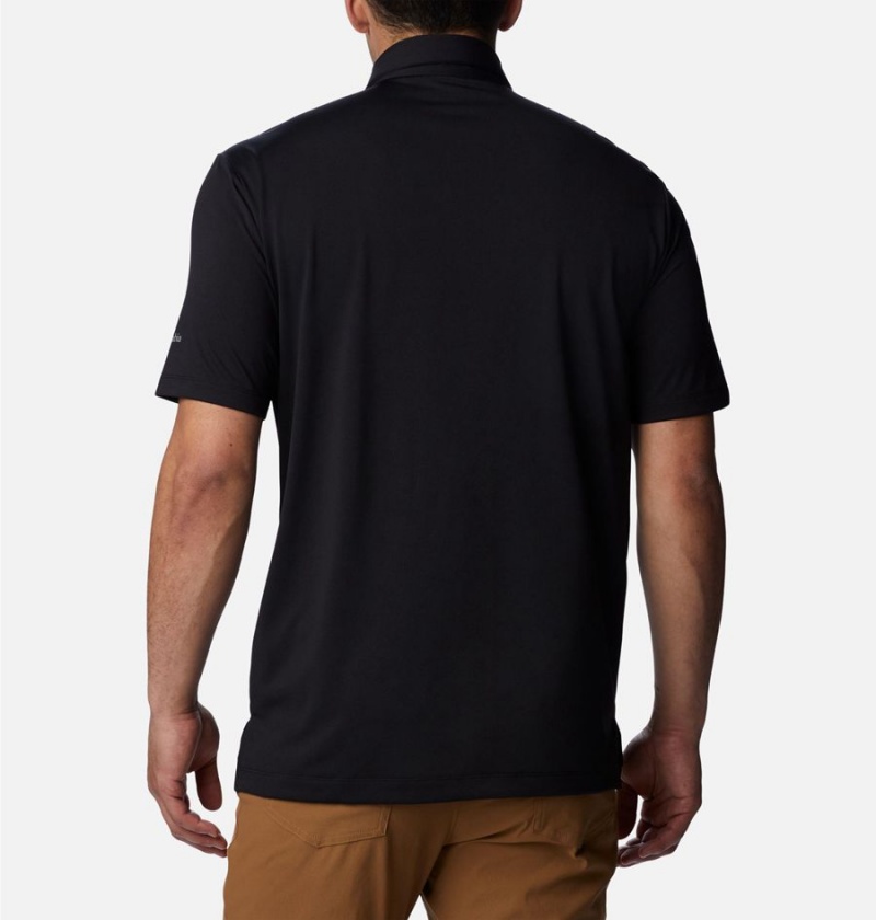 Columbia Drive Golf Men's Polo Shirt Black | GLCUDP-850