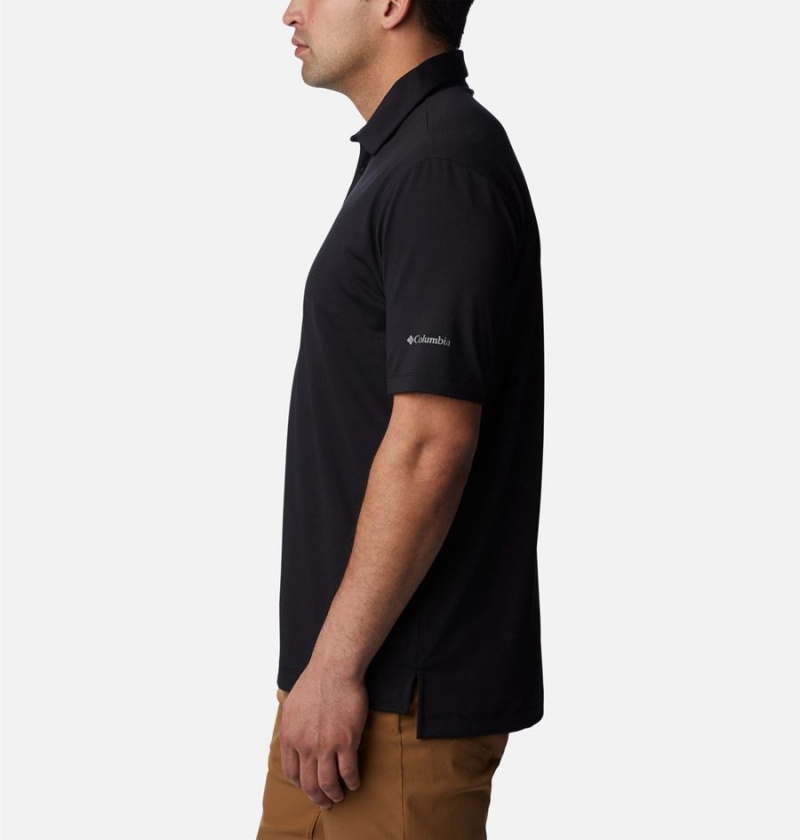 Columbia Drive Golf Men's Polo Shirt Black | GLCUDP-850
