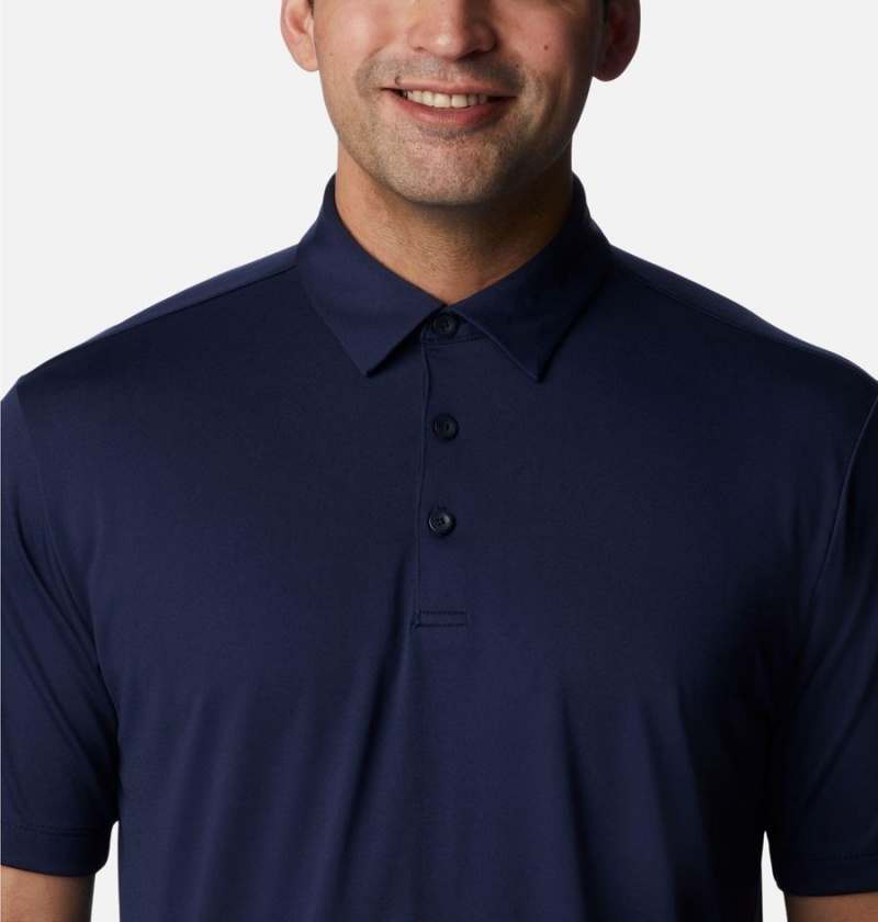 Columbia Drive Golf Men's Polo Shirt Navy | QNJUIL-839