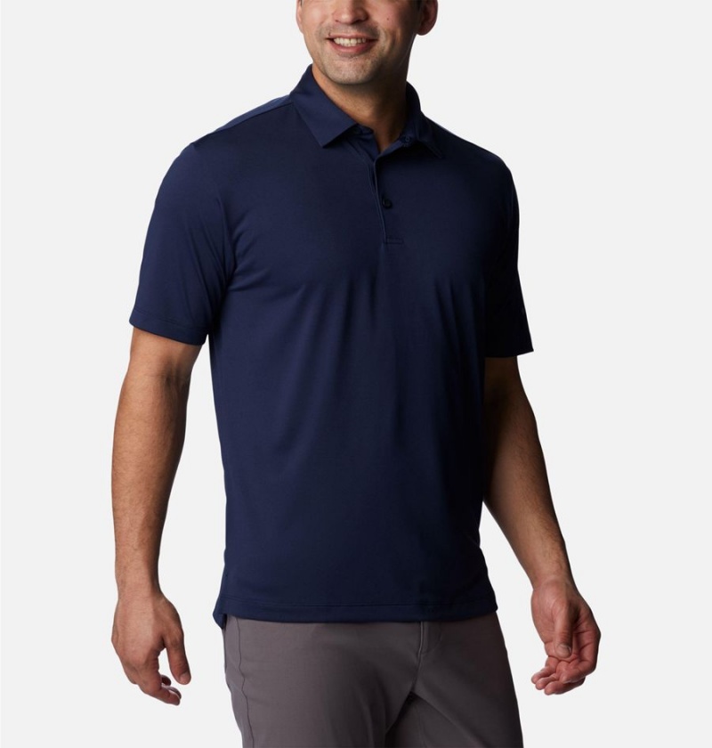 Columbia Drive Golf Men's Polo Shirt Navy | QNJUIL-839