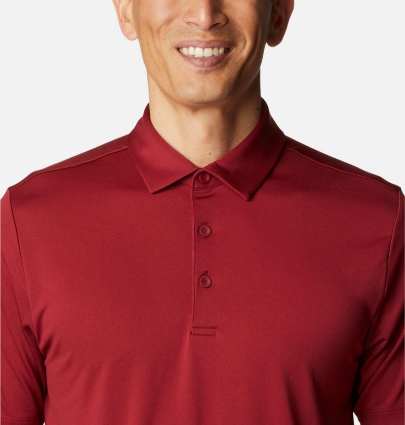 Columbia Drive Golf Men's Polo Shirt Red | VADOTP-547
