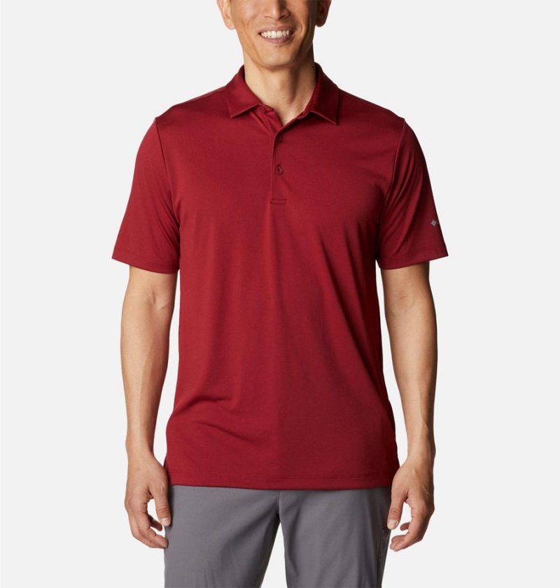 Columbia Drive Golf Men\'s Polo Shirt Red | VADOTP-547