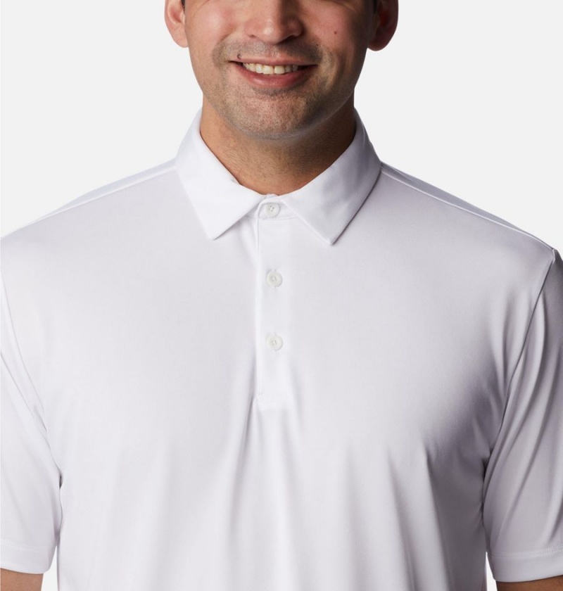 Columbia Drive Golf Men's Polo Shirt White | WTIZAF-413