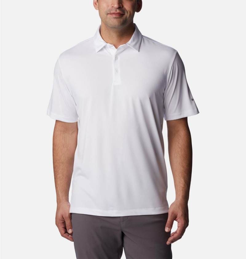 Columbia Drive Golf Men\'s Polo Shirt White | WTIZAF-413