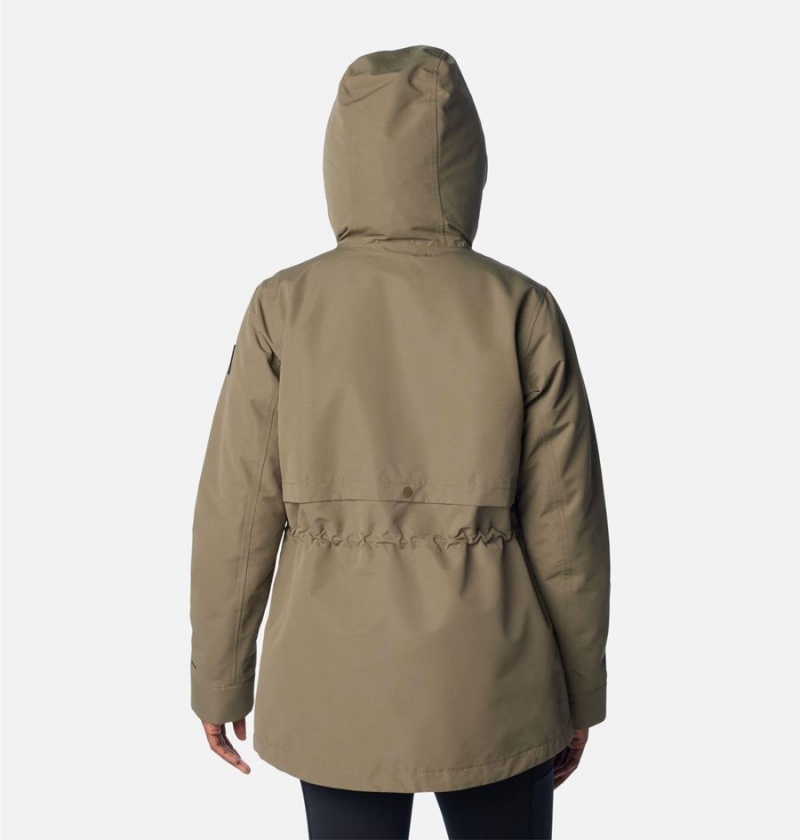 Columbia Drop Ridge Interchange Women's 3 In 1 Jackets Green | SQURPI-405