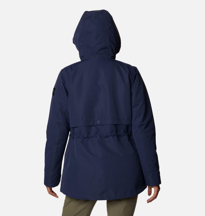 Columbia Drop Ridge Interchange Women's 3 In 1 Jackets Navy | RNDFGZ-641