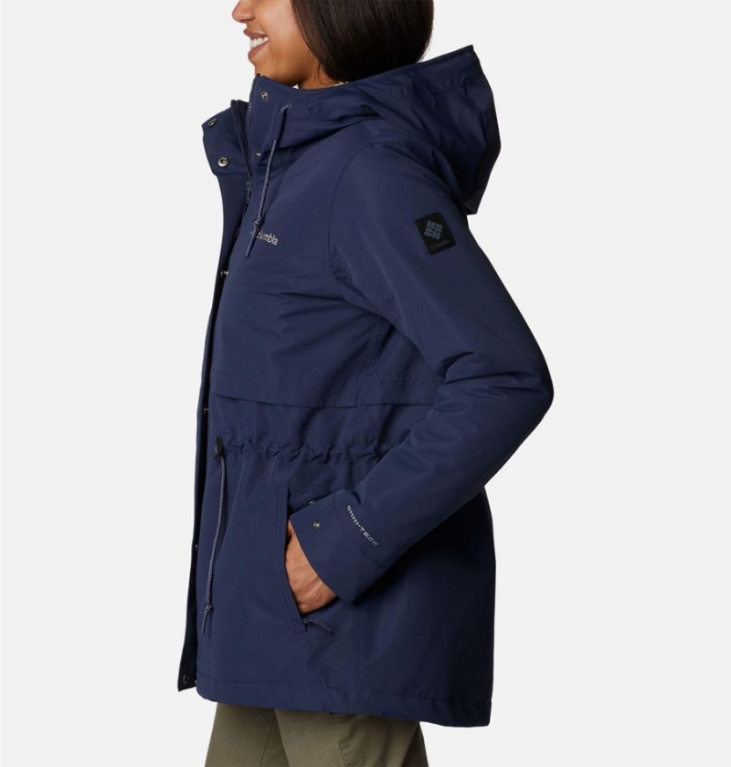 Columbia Drop Ridge Interchange Women's 3 In 1 Jackets Navy | RNDFGZ-641