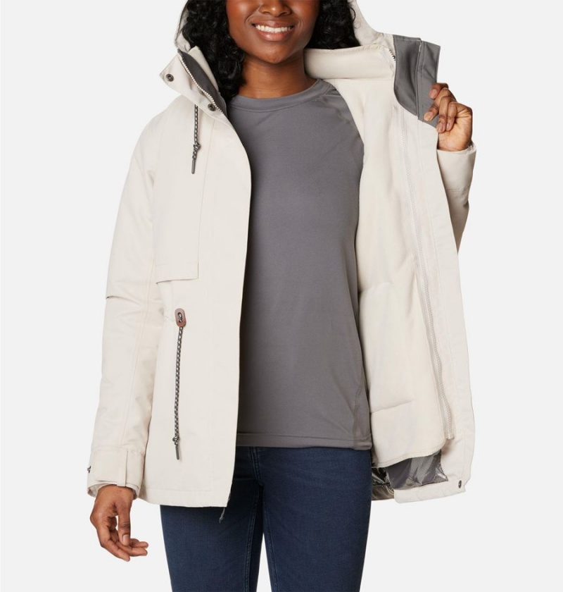 Columbia Drop Ridge Interchange Women's 3 In 1 Jackets White | GFNTLW-362