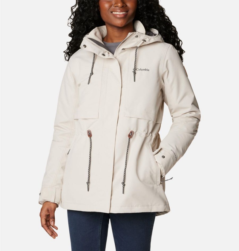 Columbia Drop Ridge Interchange Women\'s 3 In 1 Jackets White | GFNTLW-362