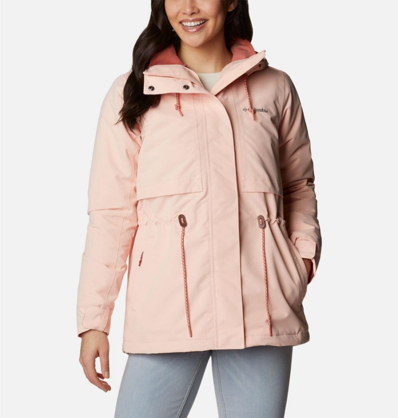 Columbia Drop Ridge Interchange Women\'s 3 In 1 Jackets Pink | VKCOUX-796