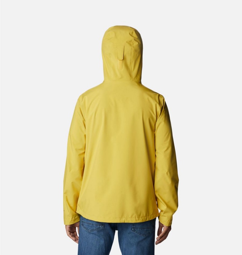 Columbia Earth Explorer Shell Men's Rain Jacket Yellow | BSGZTE-204