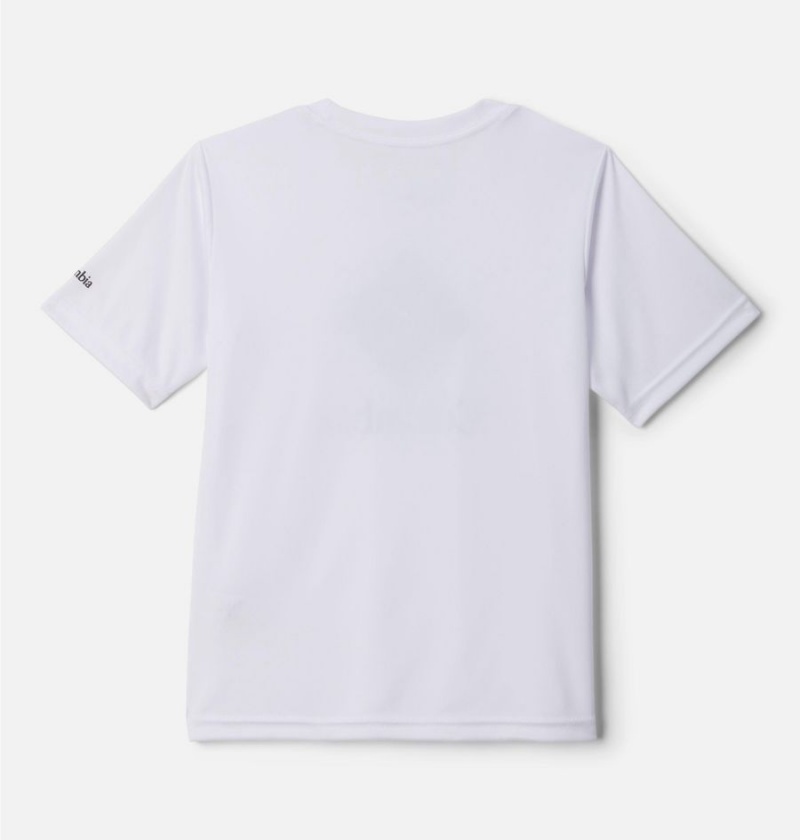 Columbia Edisun Trail Graphic Kids' T-Shirt White | BSOXNE-256