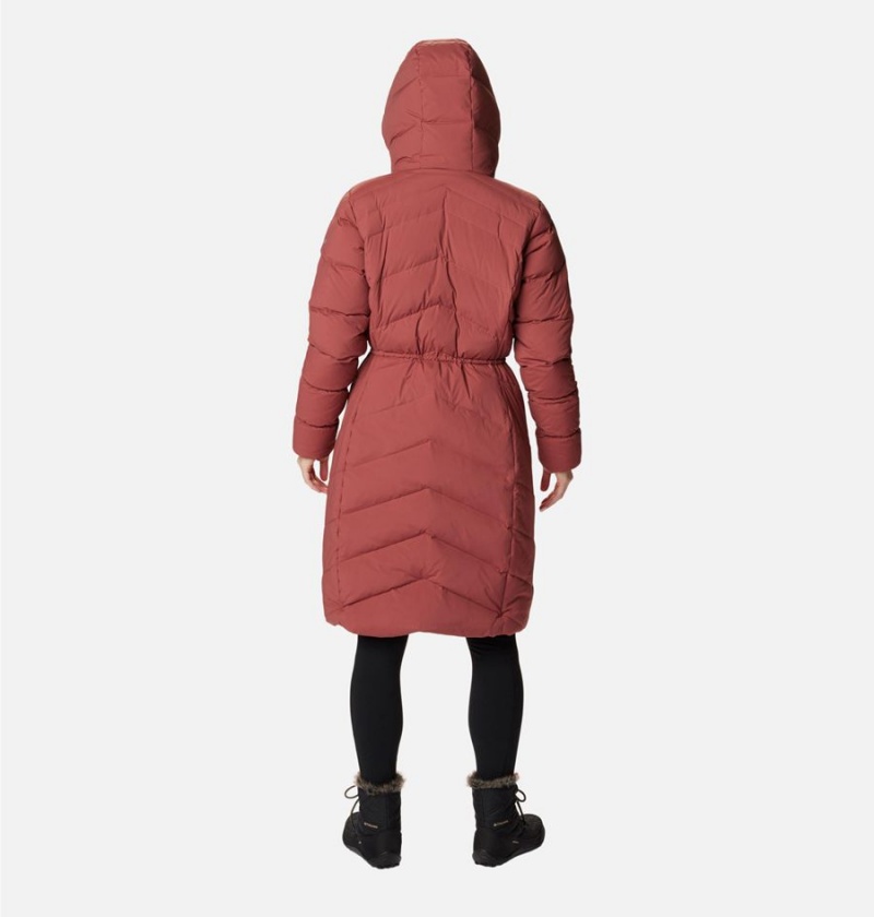 Columbia Ember Springs Long Down Women's Coats Coral | GTCZKF-392