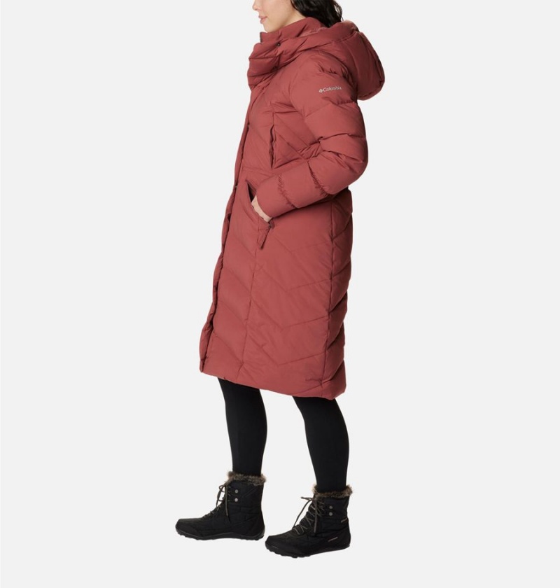 Columbia Ember Springs Long Down Women's Coats Coral | GTCZKF-392