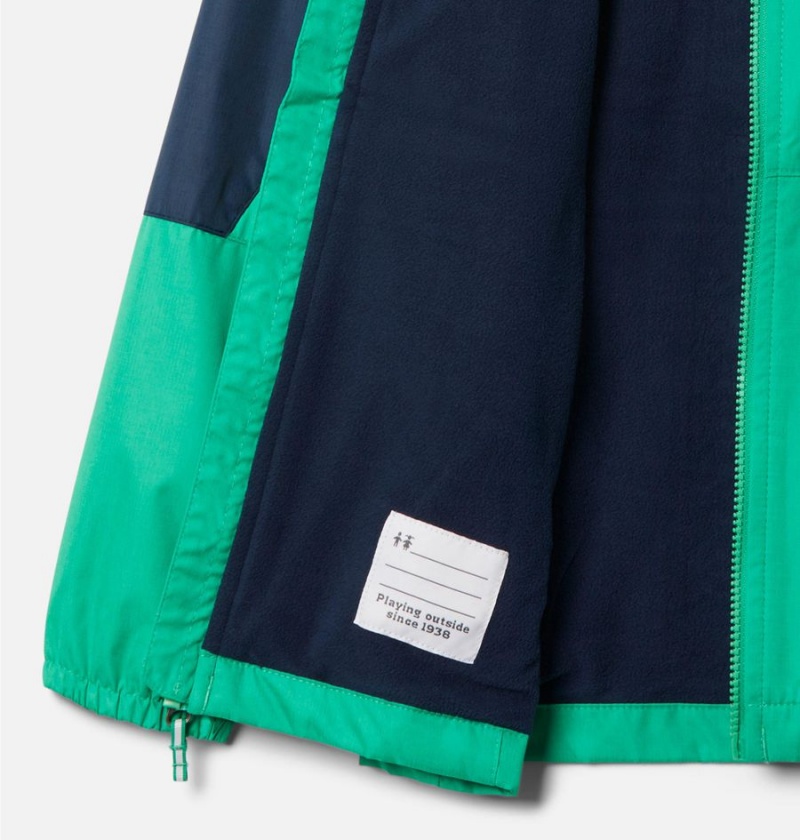 Columbia Endless Explorer Kids' Jacket Green | JWXZMO-592