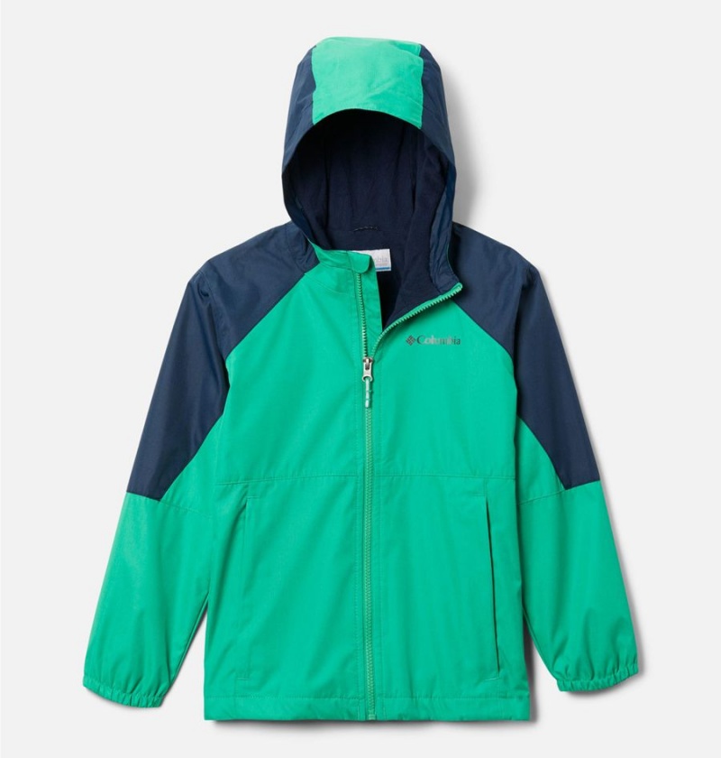 Columbia Endless Explorer Kids\' Jacket Green | JWXZMO-592