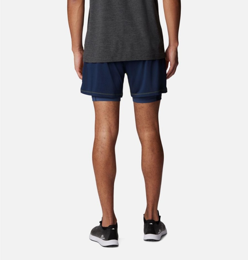 Columbia Endless Trail 2-in-1 Men's Shorts Green | ZDQTIF-139