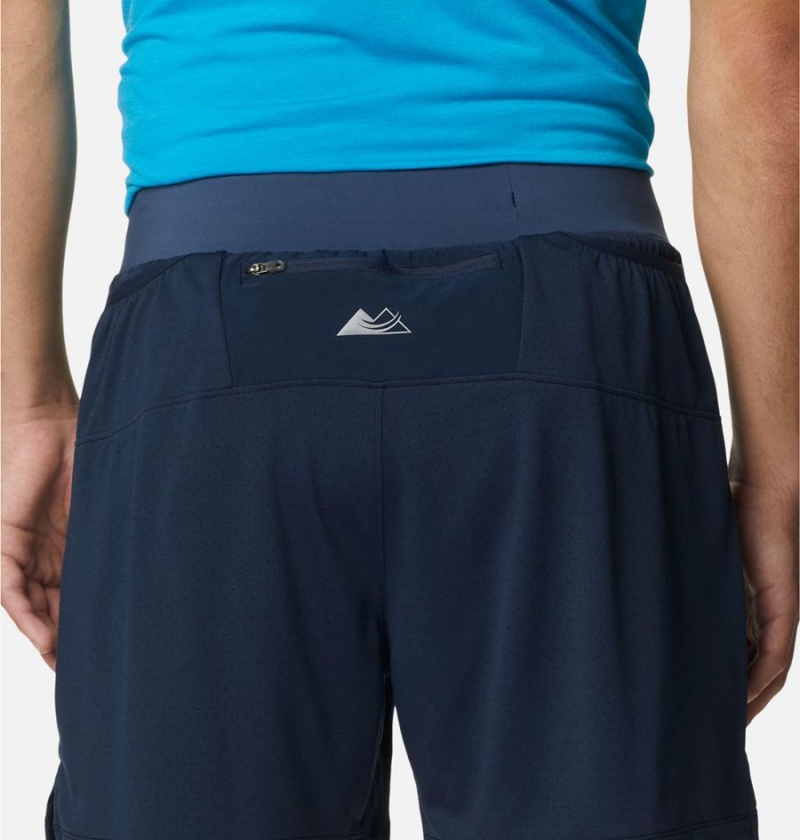 Columbia Endless Trail 2-in-1 Men's Shorts Navy | NJBDUL-528