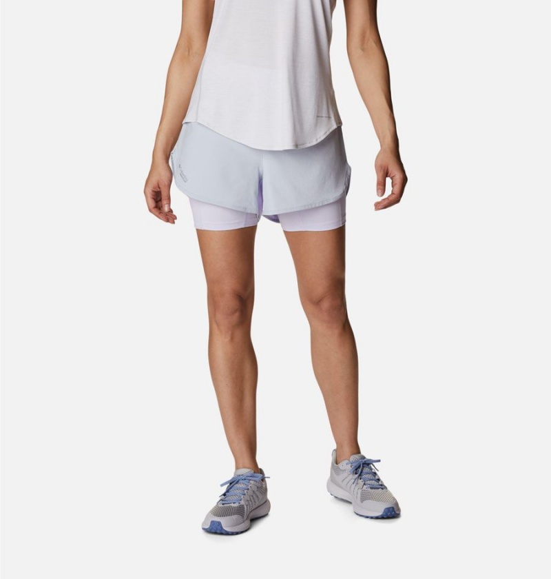 Columbia Endless Trail 2-in-1 Women\'s Shorts Grey | KLDORT-817