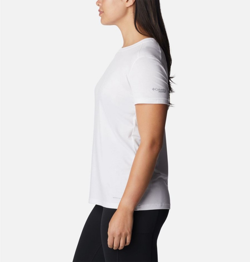 Columbia Endless Trail Running Tech Women's T-Shirt White | DCNEOG-350