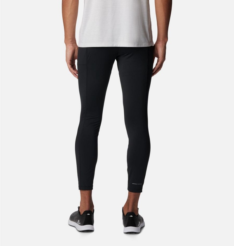 Columbia Endless Trail Running Tights Men's Pants Black | GQIRPU-763
