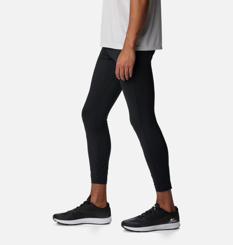 Columbia Endless Trail Running Tights Men's Pants Black | GQIRPU-763