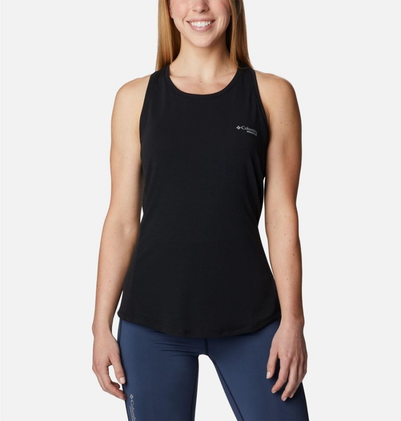 Columbia Endless Trail Running Women\'s Tank Top Black | GHIBLU-127